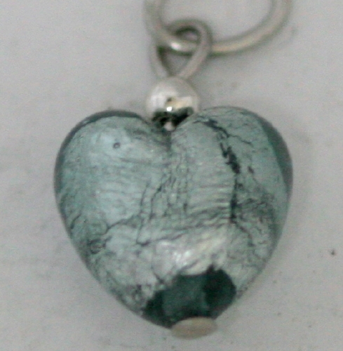 Murano Heart Compiello ( 0.50 x 0.50 in.) # 22 - Click Image to Close